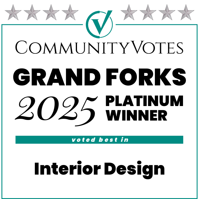 CommunityVotes Grand Forks 2025 Platinum Winner, Interior Design